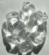 12 26x20mm Acrylic Crystal Oval Nuggets